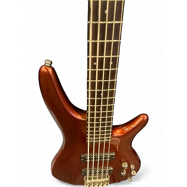 Used Sgr By Ibanez SR305E Burnt Orange Electric Bass Guitar