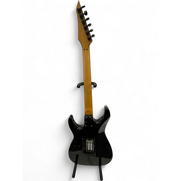 Used 1980s Squier Contemporary Stratocaster HSS Black Solid Body Electric Guitar