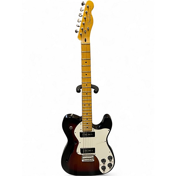 Used Fender Modern Thinline Telecaster 3 Color Sunburst Hollow Body Electric Guitar