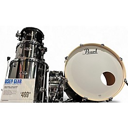Used Pearl 5 Piece Export Smokey Chrome Drum Kit