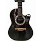Used Ovation 4861 BALLADEER Black Acoustic Electric Guitar