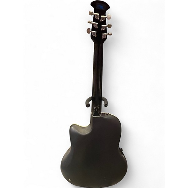 Used Ovation 4861 BALLADEER Black Acoustic Electric Guitar