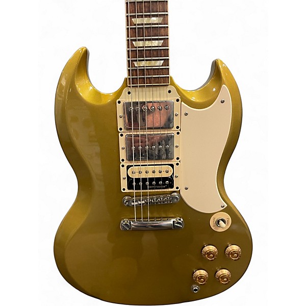 Used Gibson CUSTOM SHOP SG 3 PICKUP DOUBLE GOLD Solid Body Electric Guitar