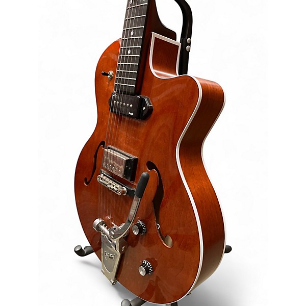 Used Godin 5th avenue uptown custom  Havana Brown Hollow Body Electric Guitar