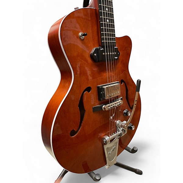Used Godin 5th avenue uptown custom  Havana Brown Hollow Body Electric Guitar