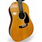 Vintage 1972 Martin D28S Natural Acoustic Electric Guitar