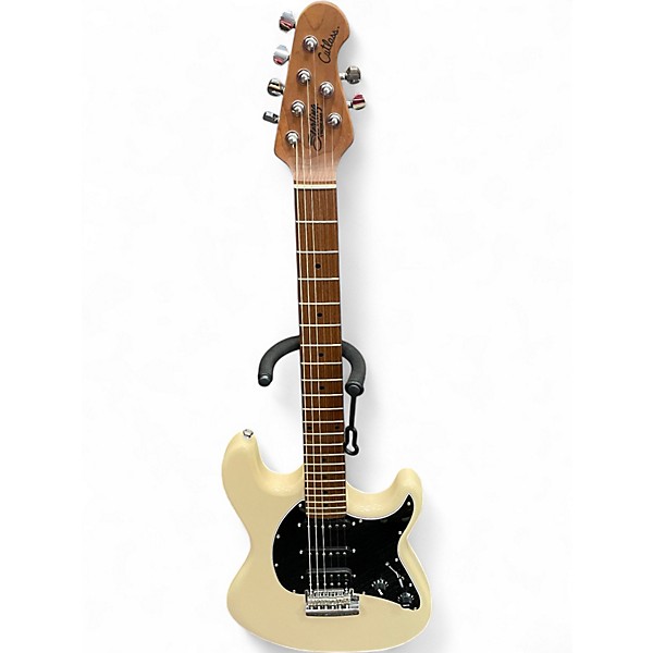 Used Sterling by Music Man CUTLASS White Solid Body Electric Guitar