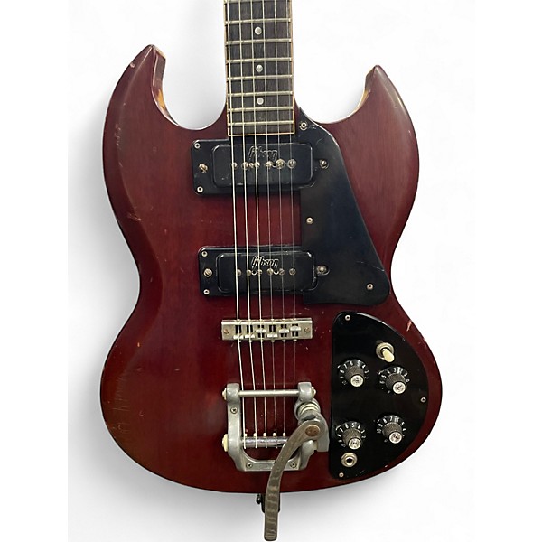 Vintage 1972 Gibson SG PRO Cherry Solid Body Electric Guitar