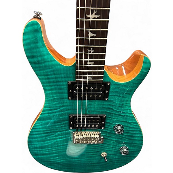 Used PRS SE CE24 Surf Green Solid Body Electric Guitar
