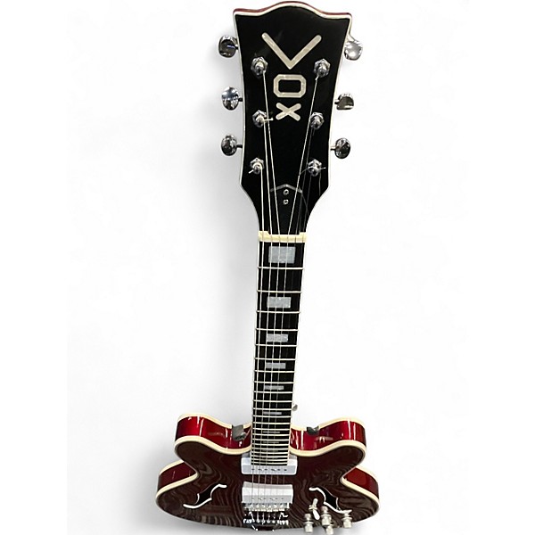 Used VOX BC V90 Maroon Hollow Body Electric Guitar