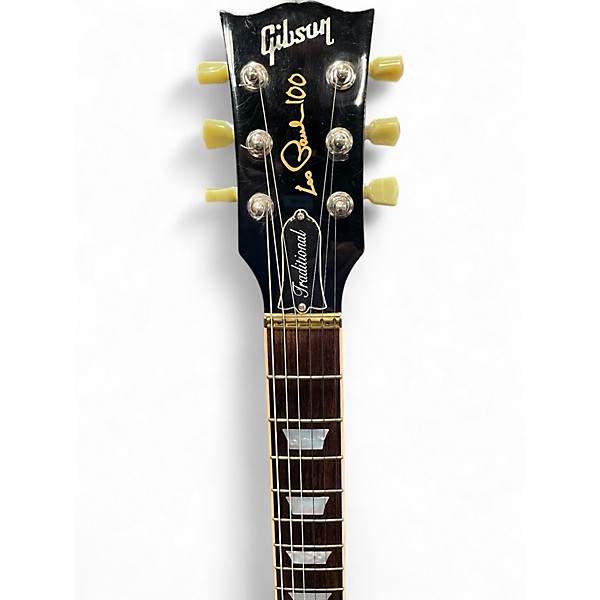 Used 2015 Gibson Les Paul Traditional 2015 Iced Tea Burst Solid Body Electric Guitar