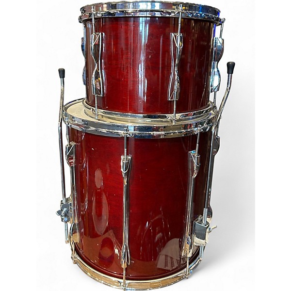 Used 1990s Yamaha 3 Piece Recording Custom Red Drum Kit