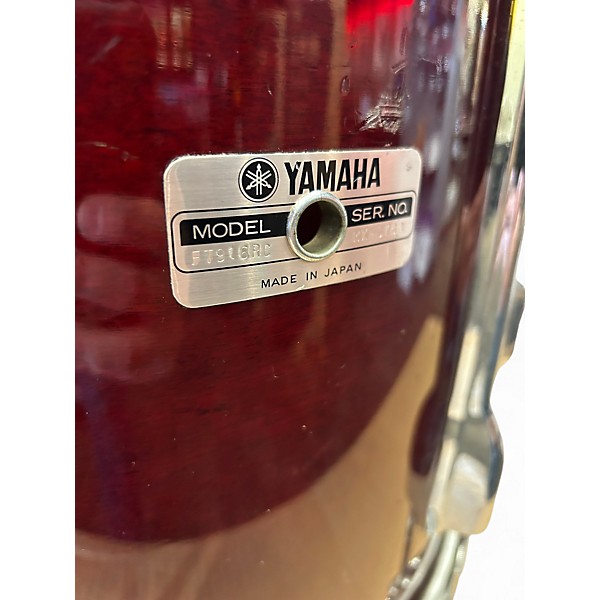 Used 1990s Yamaha 3 Piece Recording Custom Red Drum Kit