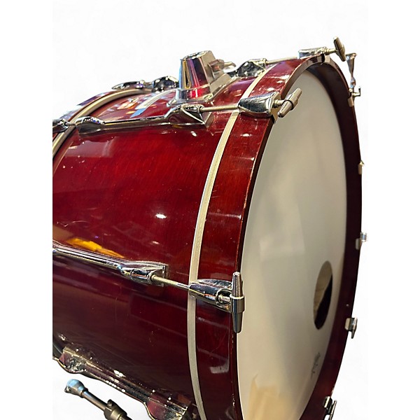 Used 1990s Yamaha 3 Piece Recording Custom Red Drum Kit