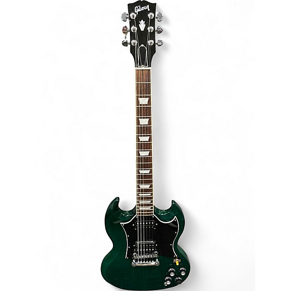 Used Gibson SG Standard Translucent Teal Solid Body Electric Guitar