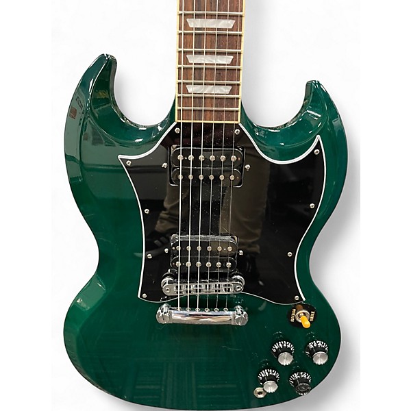 Used Gibson SG Standard Translucent Teal Solid Body Electric Guitar