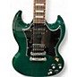 Used Gibson SG Standard Translucent Teal Solid Body Electric Guitar