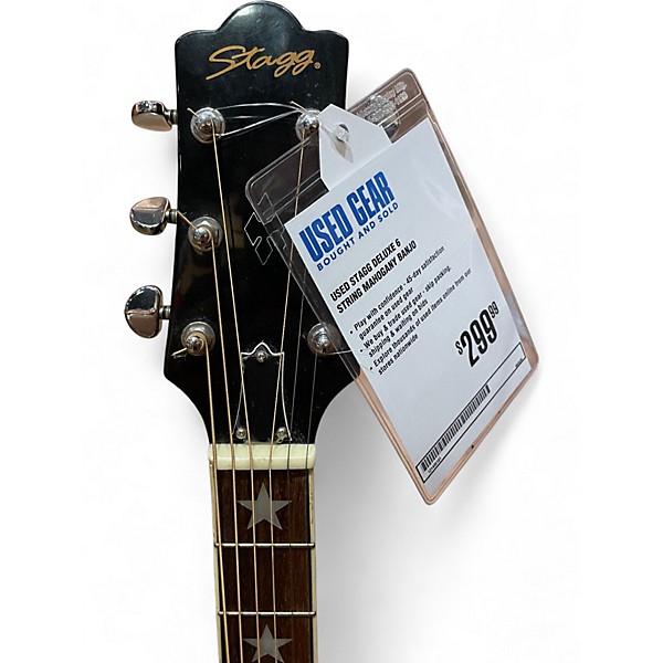 Used Stagg DELUXE 6 STRING MAHOGANY Banjo