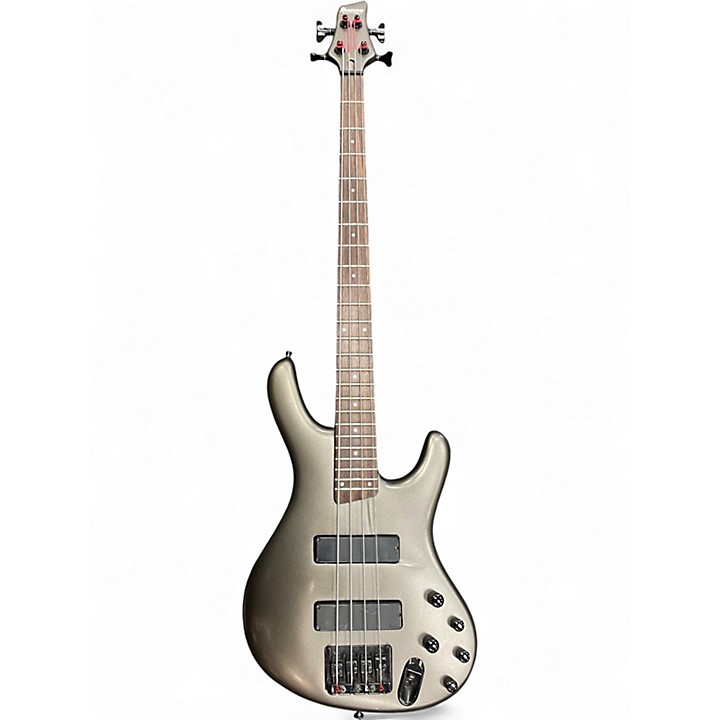 Used Ibanez EDB600 GREY METAL Electric Bass Guitar GREY