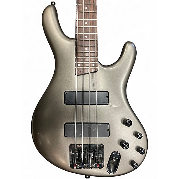 Used Ibanez EDB600 GREY METAL Electric Bass Guitar GREY