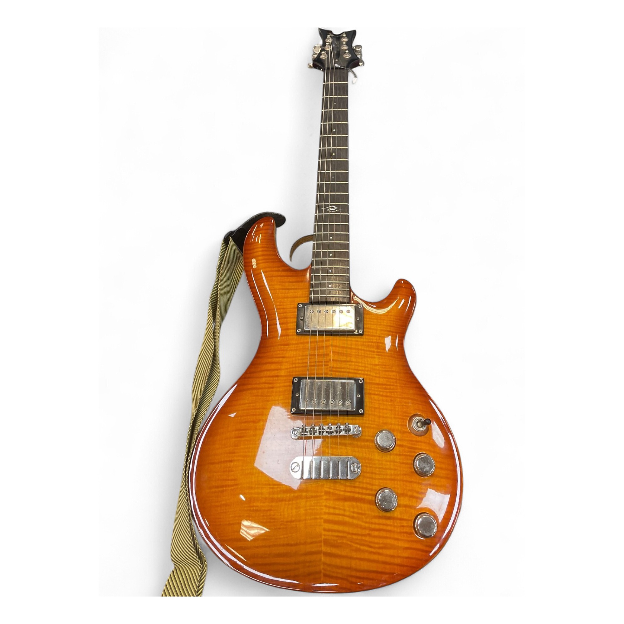 Used Dean Hardtail 2 Color Sunburst Solid Body Electric Guitar 2