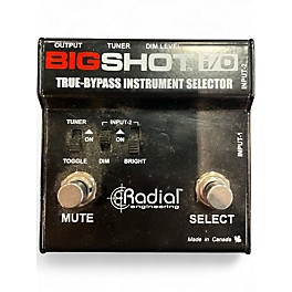 Used Radial Engineering Bigshot I/O True Bypass Selector Pedal