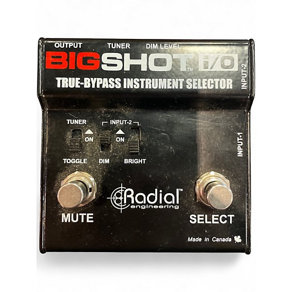 Used Radial Engineering Bigshot I/O True Bypass Selector Pedal