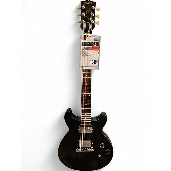 Vintage 1997 Gibson LES PAUL STUDIO DOUBLE CUTAWAY Ebony Solid Body Electric Guitar