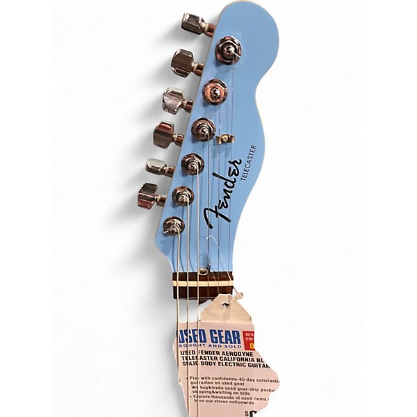 Used Fender AERODYNE TELECASTER CALIFORNIA BLUE Solid Body Electric Guitar