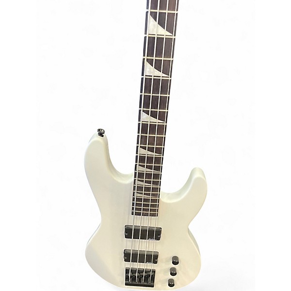 Used Jackson JS2 Concert White Electric Bass Guitar