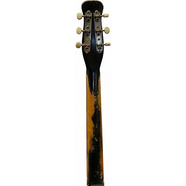 Vintage 1950s Silvertone U2 Black Solid Body Electric Guitar