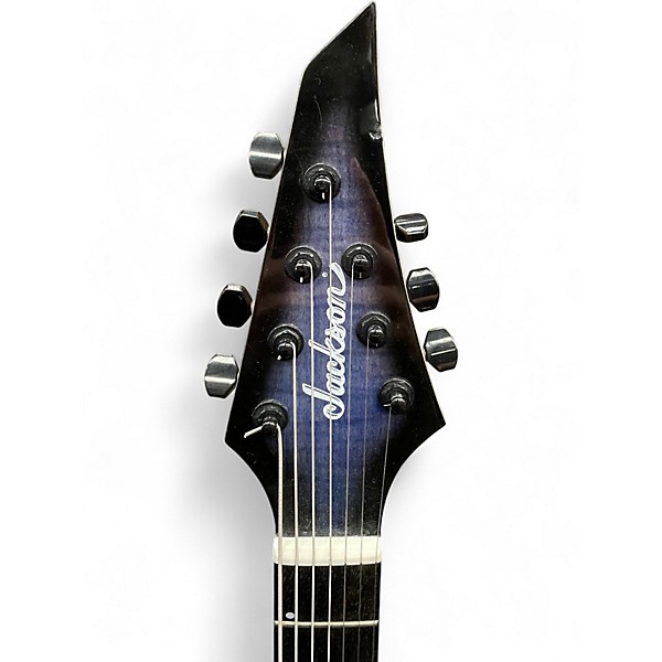 Used Jackson Pro Series Misha Mansoor Signature Juggernaut HT7FM Ocean Blue Burst Solid Body Electric Guitar
