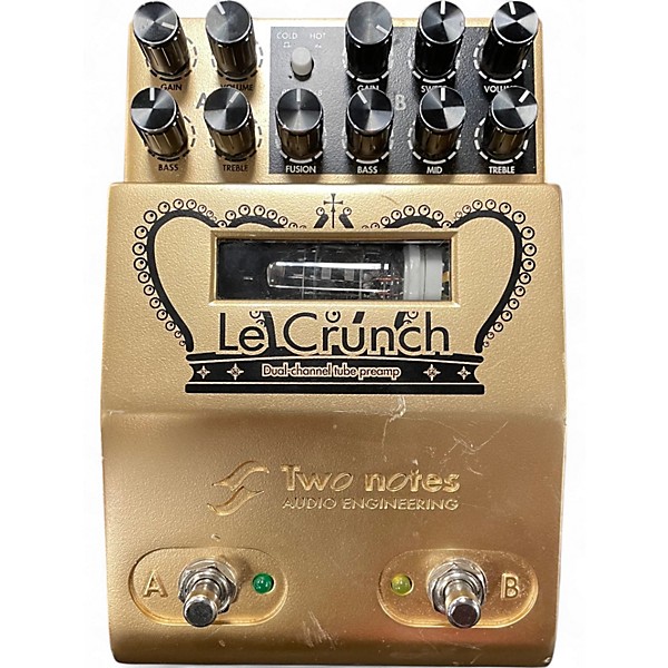 Used Two Notes AUDIO ENGINEERING Le Crunch Dual Channel Tube Preamp Effect Pedal