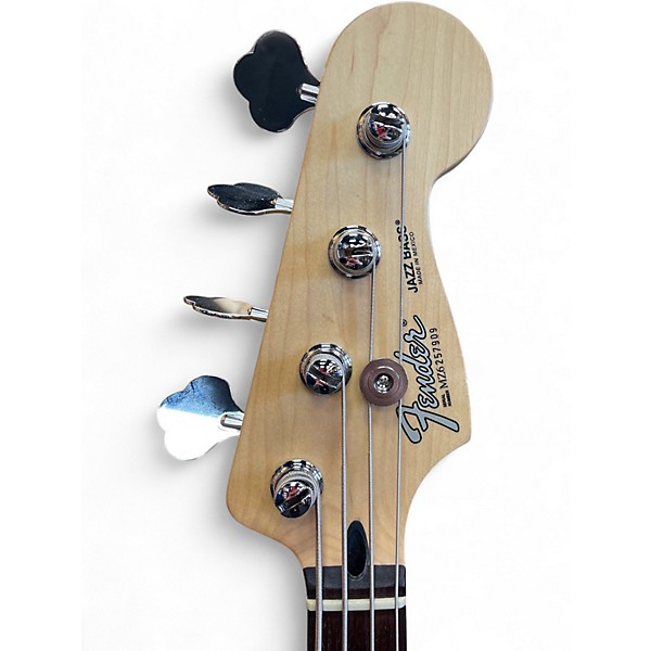 Used Fender JAZZ BASS Alpine White Electric Bass Guitar