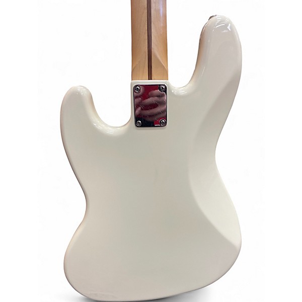 Used Fender JAZZ BASS Alpine White Electric Bass Guitar