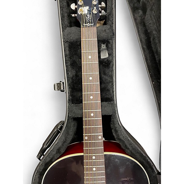 Used 2021 Gibson Slash-J45 Vermillion Burst Acoustic Electric Guitar