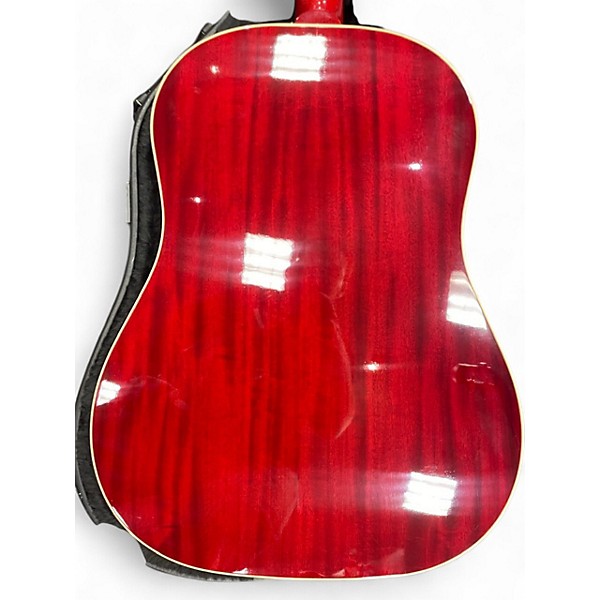 Used 2021 Gibson Slash-J45 Vermillion Burst Acoustic Electric Guitar