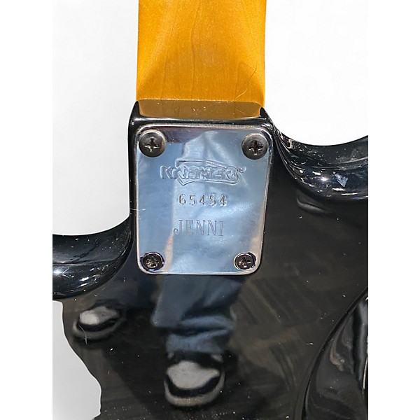 Vintage 1983 Kramer Focus 1000 Black Solid Body Electric Guitar