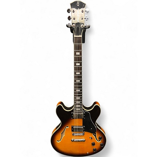 ギター Sire H7 Larry Carlton Sire Larry Carlton H7 Hollowbody Electric Guitar See-Thru
