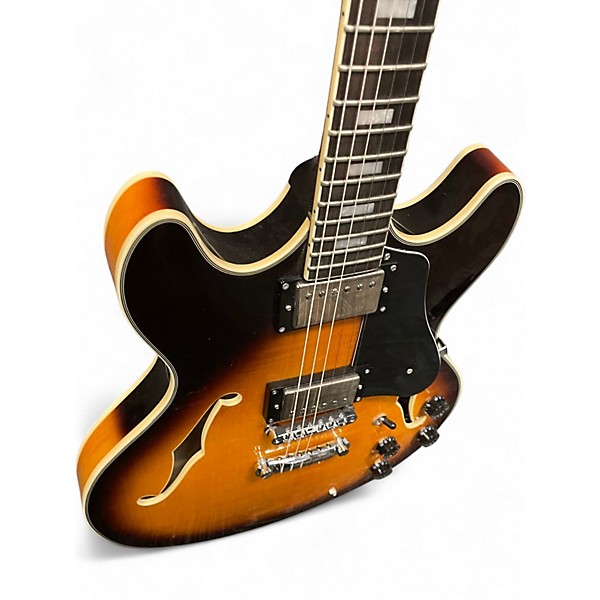 Used Sire H7 Larry Carlton 2 Color Sunburst Hollow Body Electric Guitar