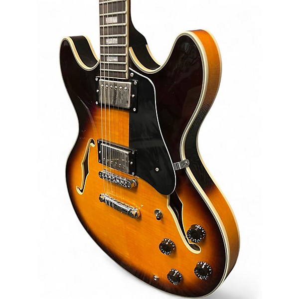 Used Sire H7 Larry Carlton 2 Color Sunburst Hollow Body Electric Guitar
