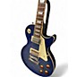 Used Epiphone Les Paul Standard Pro Blue Ghost Flames Solid Body Electric Guitar