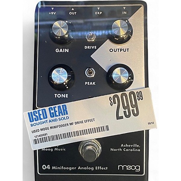 Used Moog Minifooger MF Drive Effect Pedal