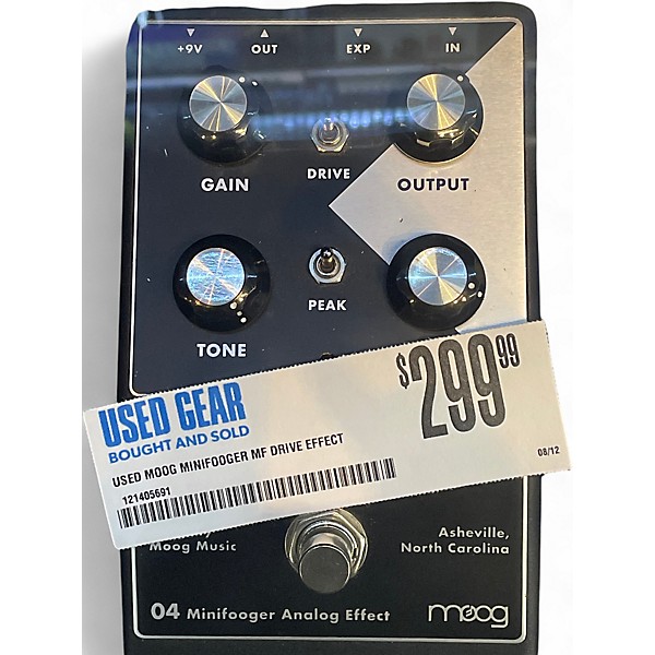 Used Moog Minifooger MF Drive Effect Pedal