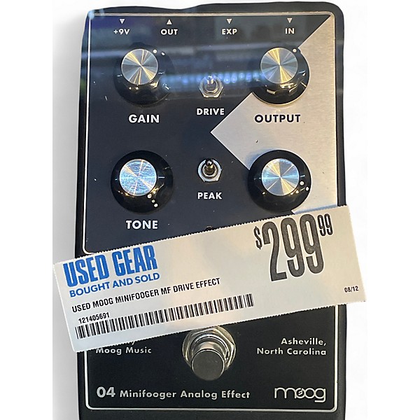 Used Moog Minifooger MF Drive Effect Pedal
