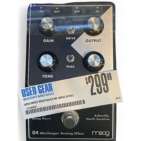 Used Moog Minifooger MF Drive Effect Pedal