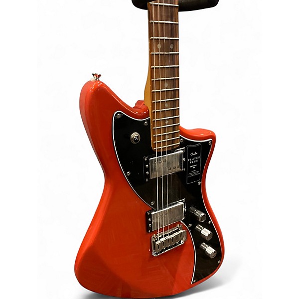 Used Fender Player Plus Meteora HH Fiesta Red Solid Body Electric Guitar