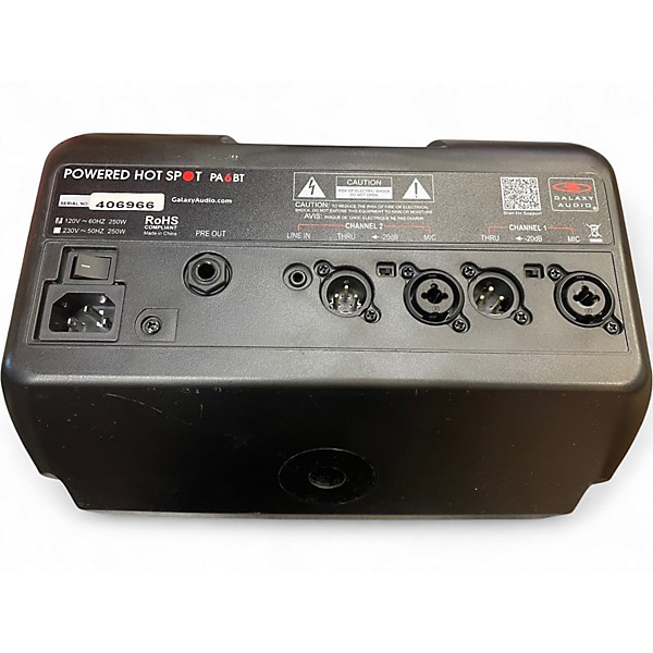 Used Galaxy Audio pa6bt Powered Monitor