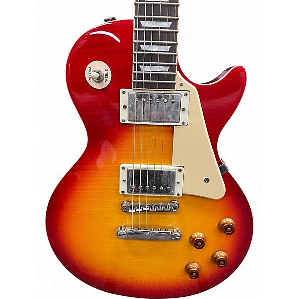 Used Epiphone Les Paul Standard Pro Cherry Sunburst Solid Body Electric Guitar