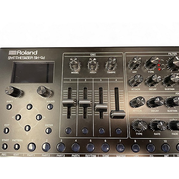 Used Roland SH-4D POLYPHONIC DESKTOP SYNTHESIZER Synthesizer